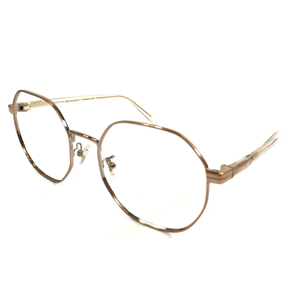 Coach Eyeglasses Frames HC7147 CH556 93315M Shiny Rose Gold Wire Rim 56-20-140